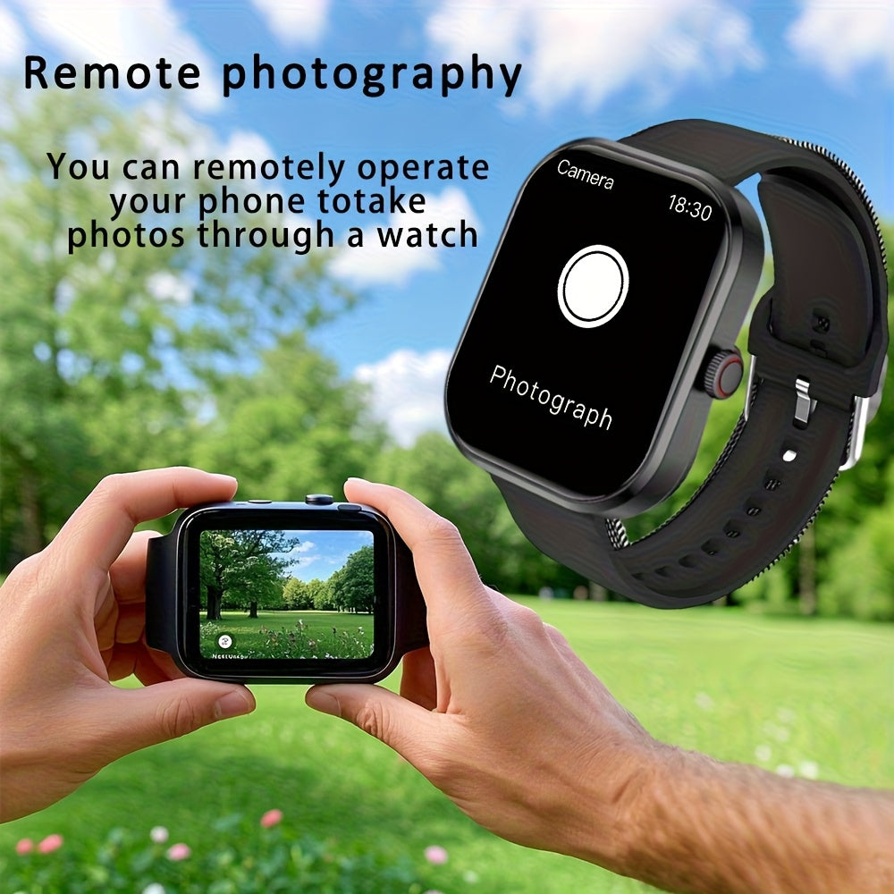 Brand New HD Smart Sports Calling Bracelet, Featuring a 2.01-Inch Full Touchscreen Display, Call Answering, Smartwatch Functions, Message Notifications, Compatible with Android And Iphone, USB Charging, Suitable for Both Men And Women