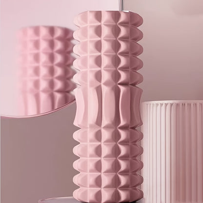 A Massage Roller for Yoga, Pilates, And Back Exercises. This Fitness Massage Stick Is a Workout Accessory That Enhances Mobility, And This Mini Foam Back Massage Roller Is Perfect for Pilates, Yoga, And Gym Training!