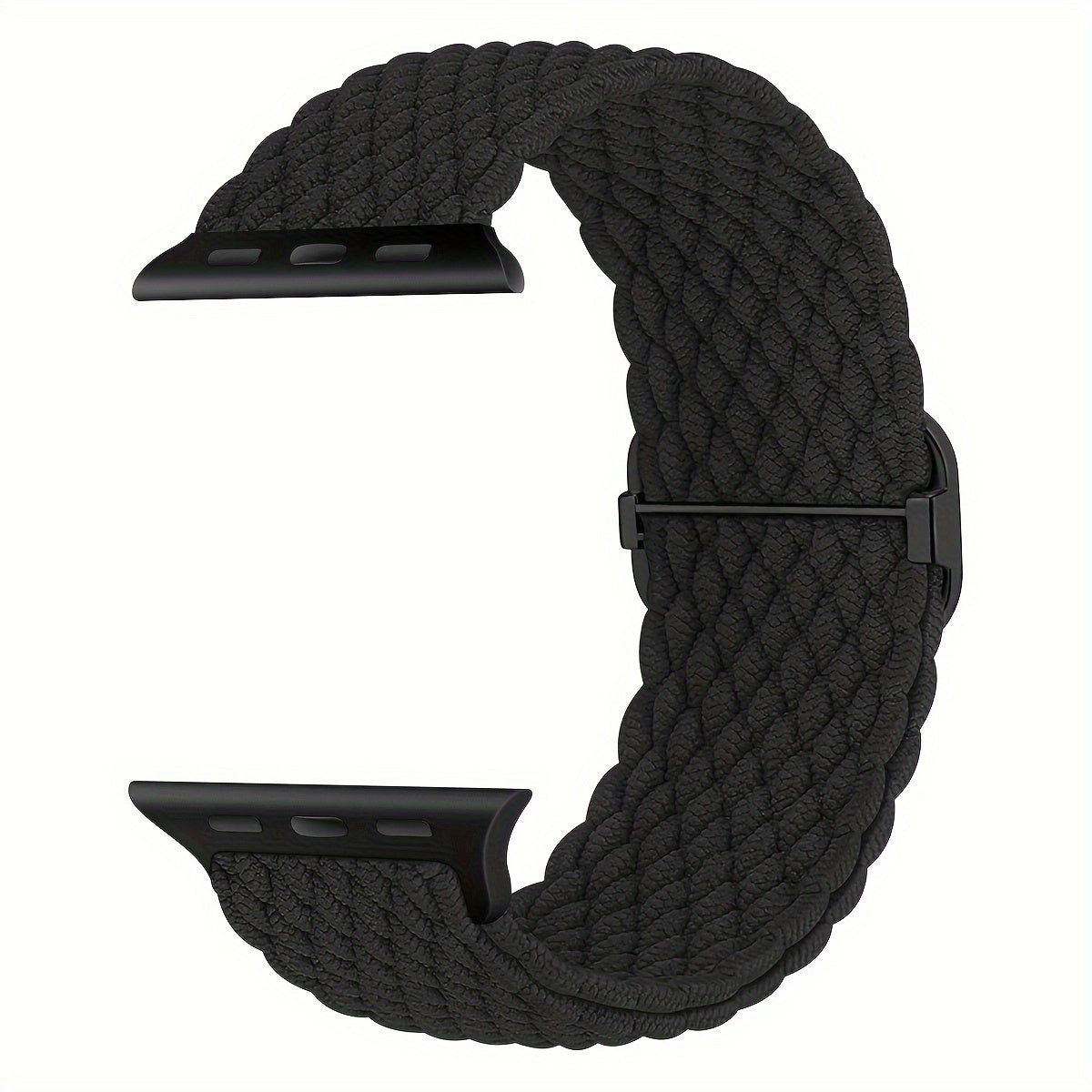 Braided Stretchy Adjustable Watch Band For IWatch Band 38mm 40mm 41mm 42mm 44mm 45mm For Women Men, Soft Nylon Elastic Straps Solo Loop Wristbands For IWatch Series 8 7 6 SE 5 4 Ultra