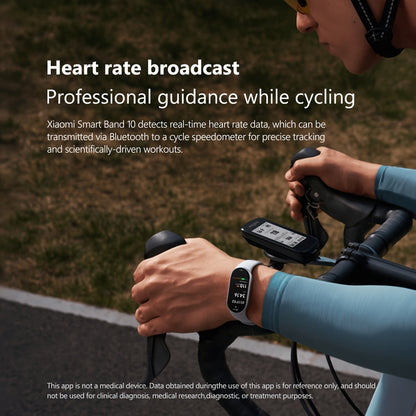 Xiaomi Mi Smart Band 10 for & - Smartwatch with 4.37cm AMOLED Display, Compatible for /, 5ATM, Battery Life, Compatible for Smart Mi Band Strap