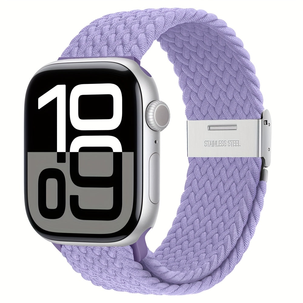 Nylon Elastic Braided Solo Loop Stretchy Straps Elastic Sport Wristbands for Apple Watch Band 44mm 45mm 49mm 40mm 41mm 38mm 42mm Nylon Snap Bracelet for iWatch Ultra 2 Series 9 8 7 6 5 4 3 2 1 SE Strap S9 S8 S7 S6 S5 S4 S3 for Women Men