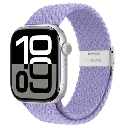 Nylon Elastic Braided Solo Loop Stretchy Straps Elastic Sport Wristbands for Apple Watch Band 44mm 45mm 49mm 40mm 41mm 38mm 42mm Nylon Snap Bracelet for iWatch Ultra 2 Series 9 8 7 6 5 4 3 2 1 SE Strap S9 S8 S7 S6 S5 S4 S3 for Women Men