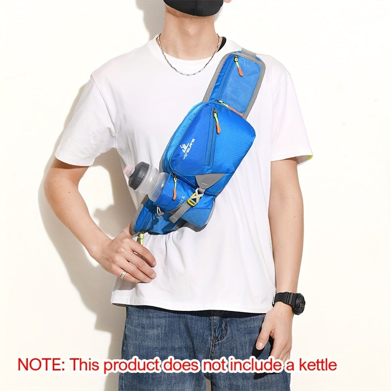 Sports Water Bottle Waist Bag Men's Running Pack Women's Multifunctional Outdoor Hiking Hip Bag Mobile Phone Bag Marathon Equipment