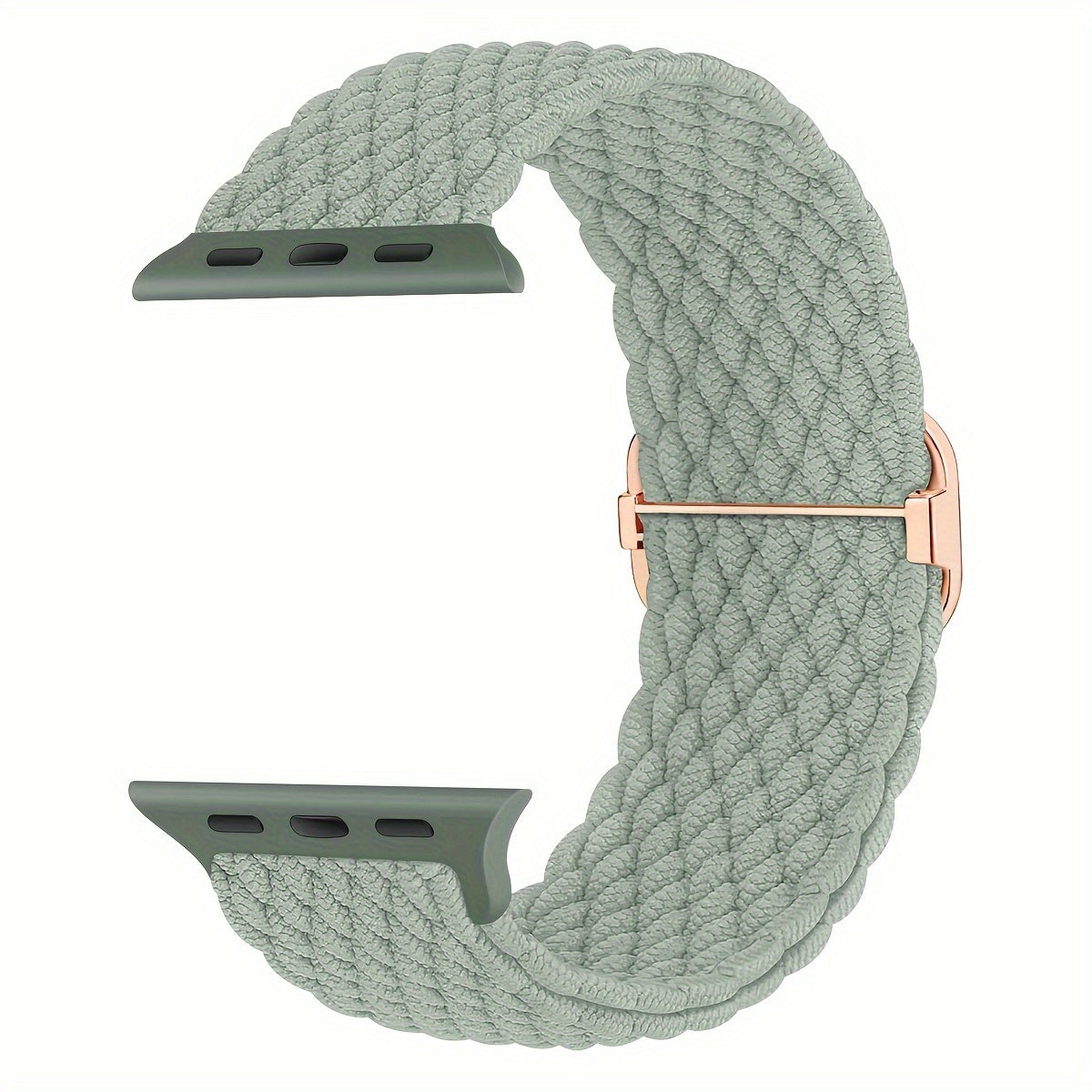 Braided Stretchy Adjustable Watch Band For IWatch Band 38mm 40mm 41mm 42mm 44mm 45mm For Women Men, Soft Nylon Elastic Straps Solo Loop Wristbands For IWatch Series 8 7 6 SE 5 4 Ultra