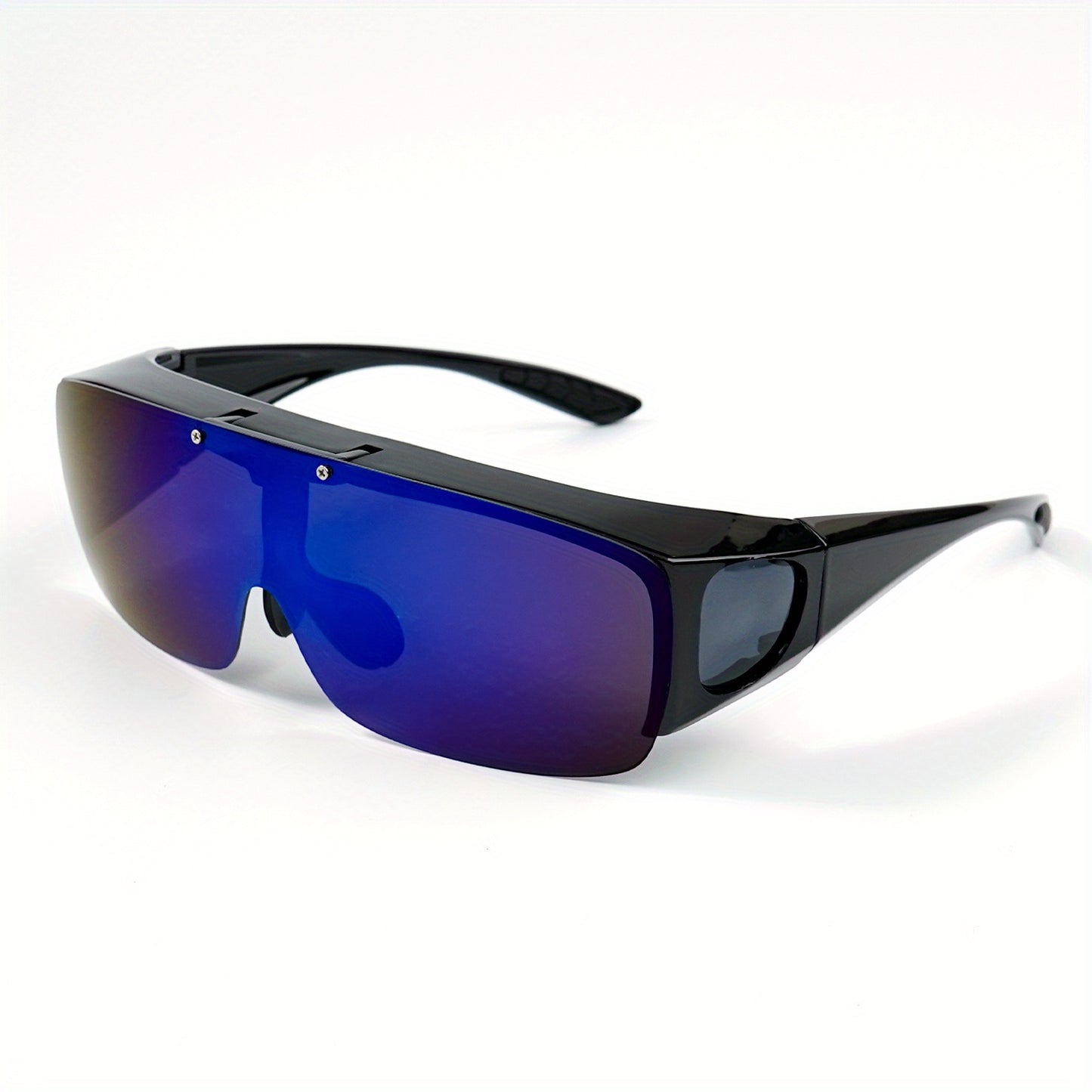 CABECADE Óculos Unissex com Armação e Cobertura de Lente - Estilo Preto/Transparente para Homens e Mulheres, Presente para o Dia dos Namorados, Acessório Diário, Óculos Fofos, Acessório Versátil, Design Elegante, Leve e Moderno