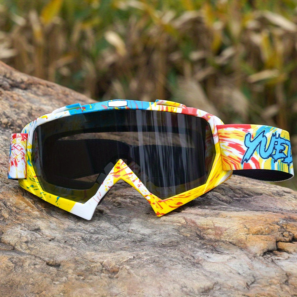 Óculos Desportivos Outdoor YUEDIO - Lentes de PC de Alta Qualidade, Anti-Embaciamento e Resistentes a Riscos, Alça Ajustável, Ideal para Esqui, Ciclismo, Caminhadas, Corrida