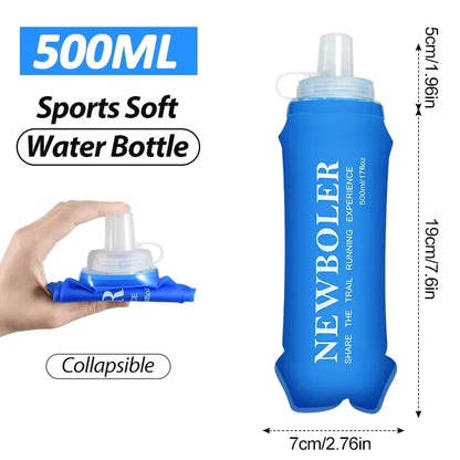 Foldable Soft Flask Silicone Water Bottle - Adventure Ready