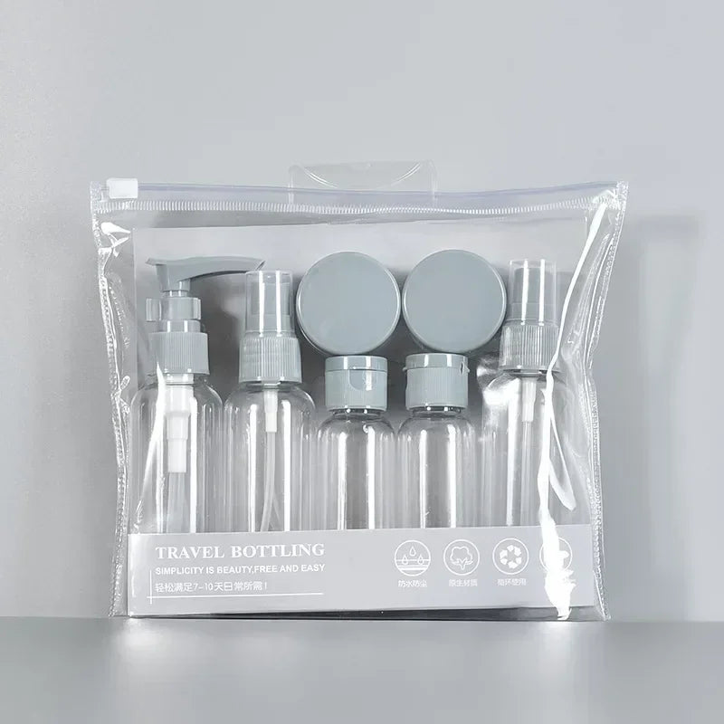 Compact Travel Bottle Set for Skincare & Personal Care