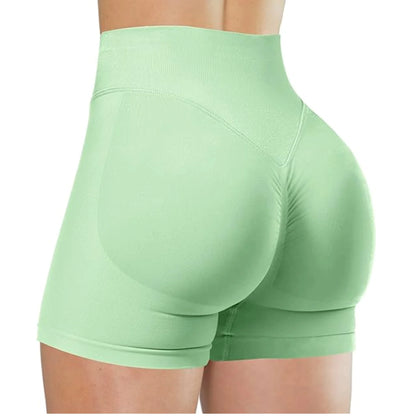 High-Waisted Yoga Shorts for Active Women
