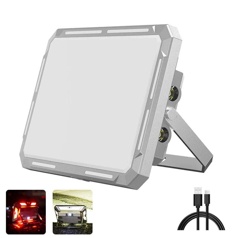 Rechargeable Super Bright Camping Lights Magnetic Torch Portable Work Light Maintenance Lamp Outdoors Super Bright Tent Lantern