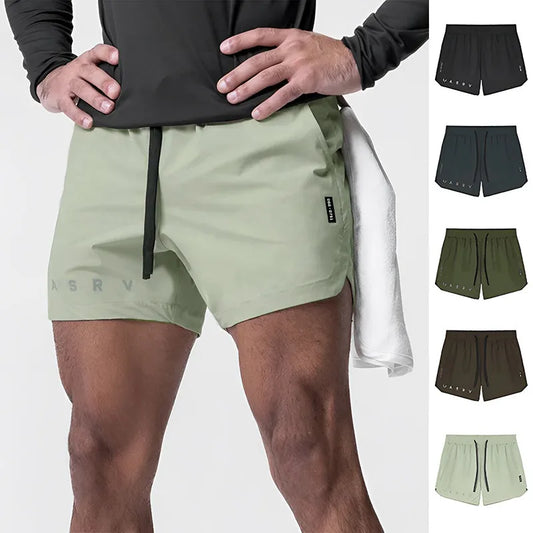 ASRV Men's Summer Quick Dry Basketball Casual Shorts Running Sports Gym Fitness Bodybuilding Jogger Short Pants Sweatpants Male