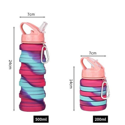 Collapsible Silicone Travel Bottle - Compact & Stylish