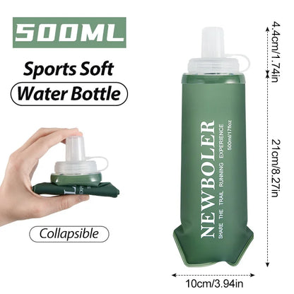 Foldable Soft Flask Silicone Water Bottle - Adventure Ready