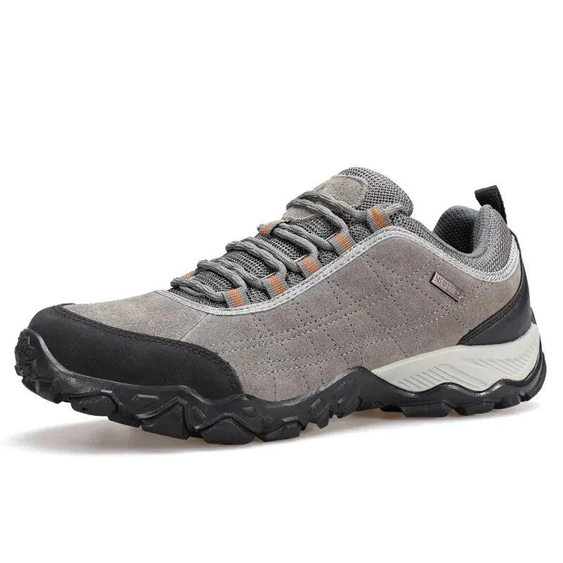 Suede Hiking Shoes with Massage Feature