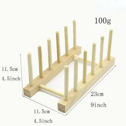 Bamboo Dish Drainer & Plate Organizer