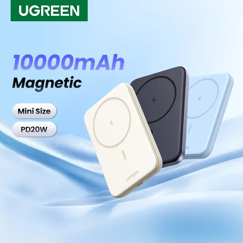 UGREEN PD20W Power Bank Magnetic 10000mAh Portable Wireless Fast Charging PowerBank for Magsafe for iPhone 17 15 Pro Max 16 Pro