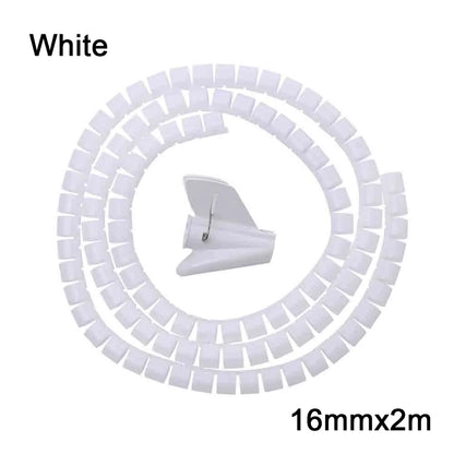 Flexible Spiral Cable Organizer - Tidy & Protect Your Wires