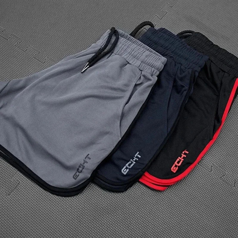 Summer Running Shorts Men Jogging Fitness beach Shorts Quick Dry Gym basketball pants Sports mesh Short Pants men's sweatpants