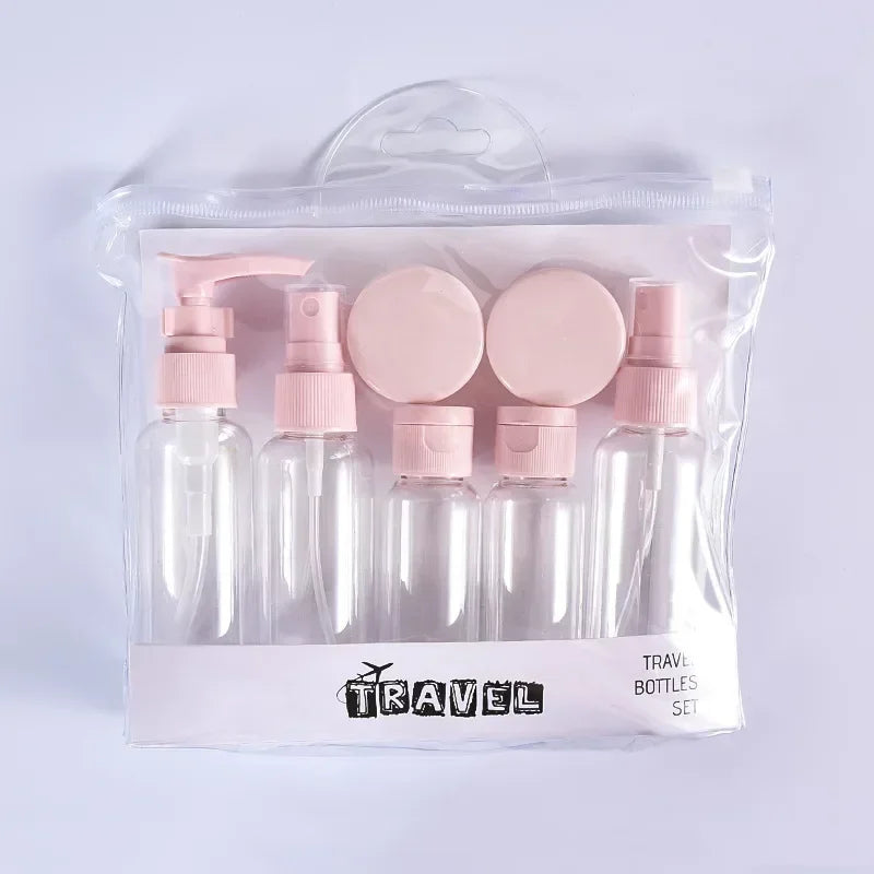 Compact Travel Bottle Set for Skincare & Personal Care