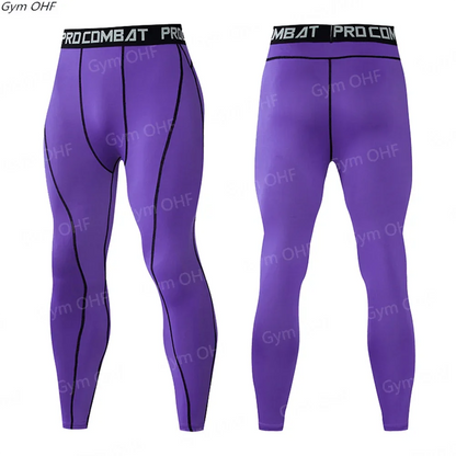 2025 New Mens Compression Pants Tights Cool Dry Leggings Sports Baselayer Running Tights Athletic Workout Active Shorts