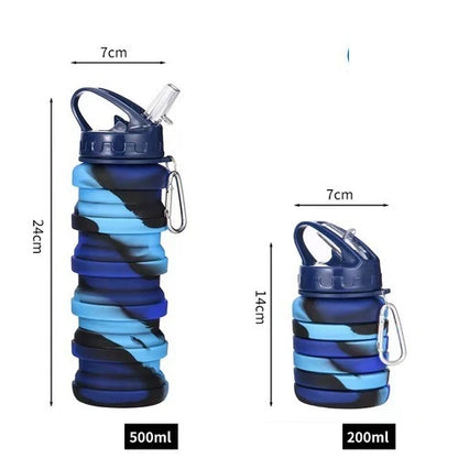 Collapsible Silicone Travel Bottle - Compact & Stylish