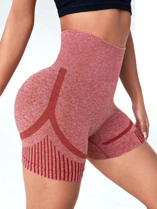 Women Yoga Shorts Women High Waist Workout Shorts Lift Butt Fitness Pants Sportswear Fitness Yoga Push Up Yoga Gym Running Short