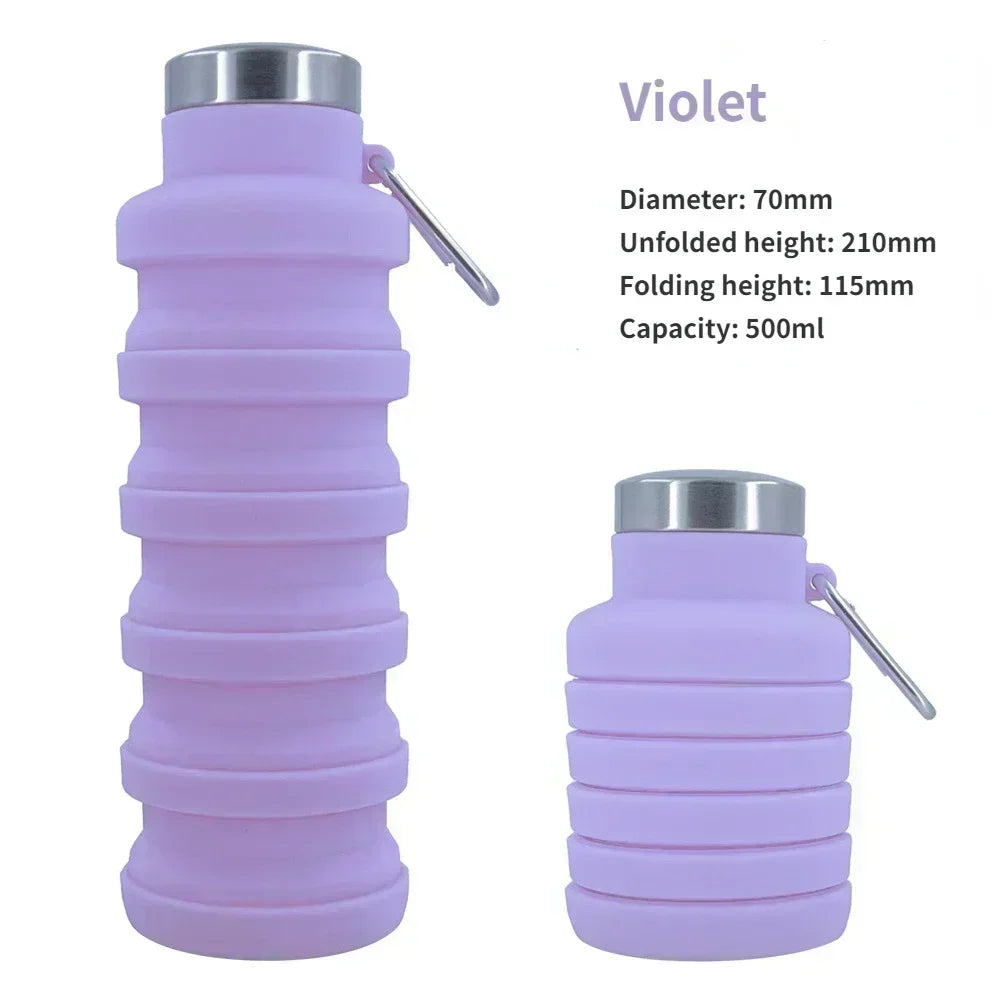 Collapsible Silicone Travel Bottle - Compact & Stylish