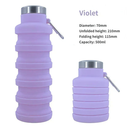 Collapsible Silicone Travel Bottle - Compact & Stylish