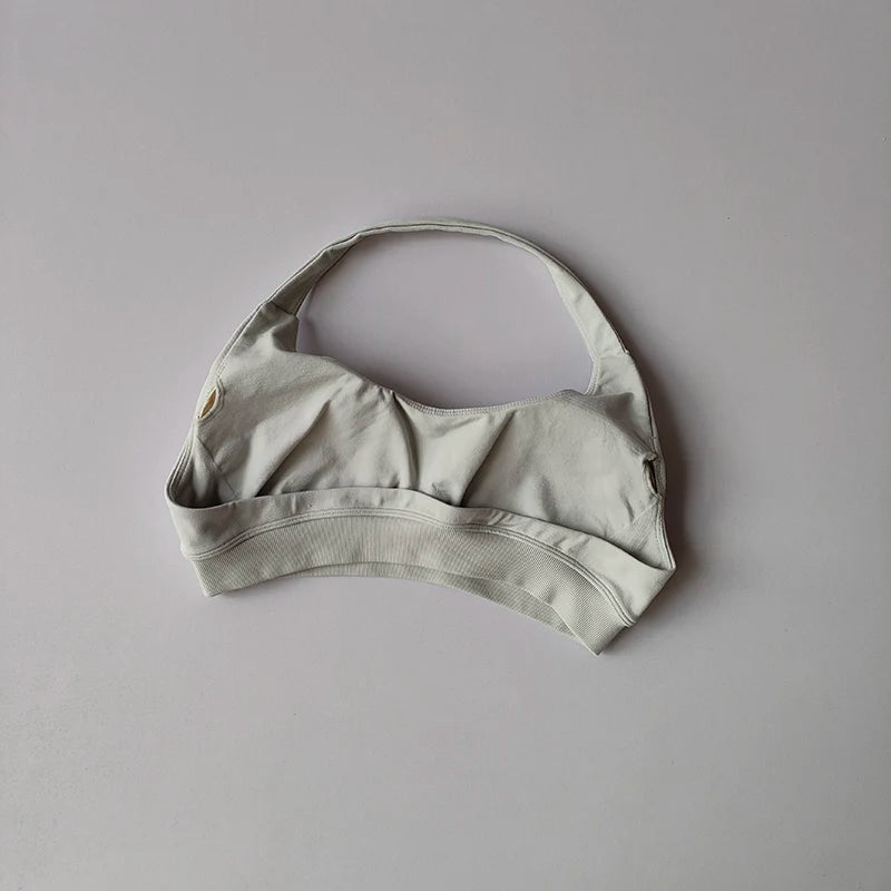 Shockproof Seamless Sexy Padded Athletic Sport Bra Women Backless Workout Gym Anti-Shock Yoga Crop Top Fitness Bra Suits