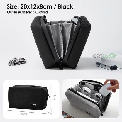 Sleek Digital Storage Bag for Travel & Adventure