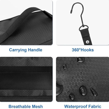 Suitcase Organizer High-capacity Travel Luggage Organizer Hanging Shelve Packing Cube Closet Collapsible Hanging Storage Bags