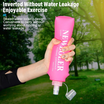 150ML 250ML 500ML TPU Outdoor Sport Bottle Folding Soft Flask Portable Water Bottle For Suitable Running Camping Hiking