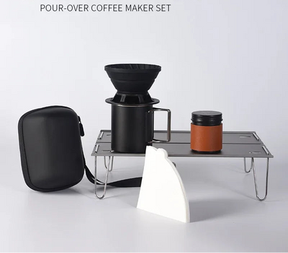 Portable Coffee Brewing Set for Outdoor Adventures