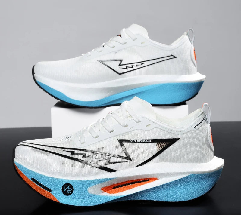 Running Shoes Carbon Board Speciality Marathon Men Sports Breathable Lightweight Women's Comfortable Athletic Nonskid Sneakers