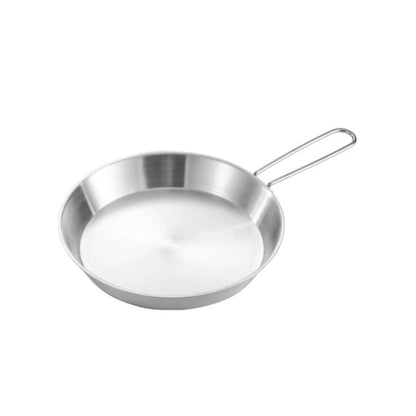 Compact Stainless Steel Nonstick Frying Pan Set