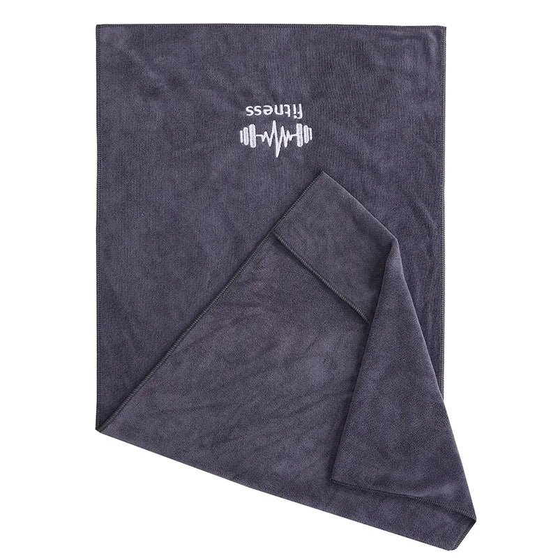 Ultimate Grey Gym Towel - Fast Dry & High Absorbency