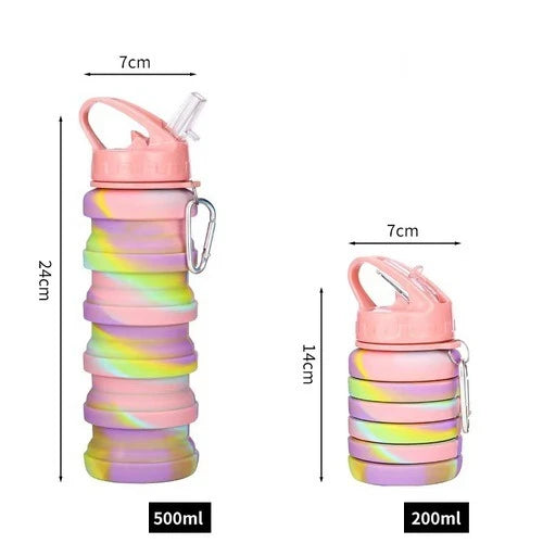 Collapsible Silicone Travel Bottle - Compact & Stylish