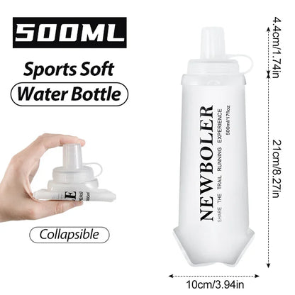 Foldable Soft Flask Silicone Water Bottle - Adventure Ready