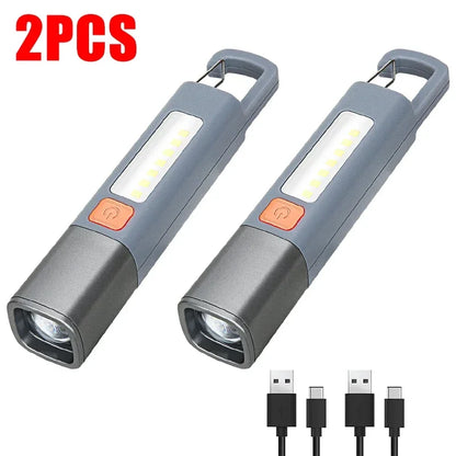 USB Rechargeable LED Camping Flashlight