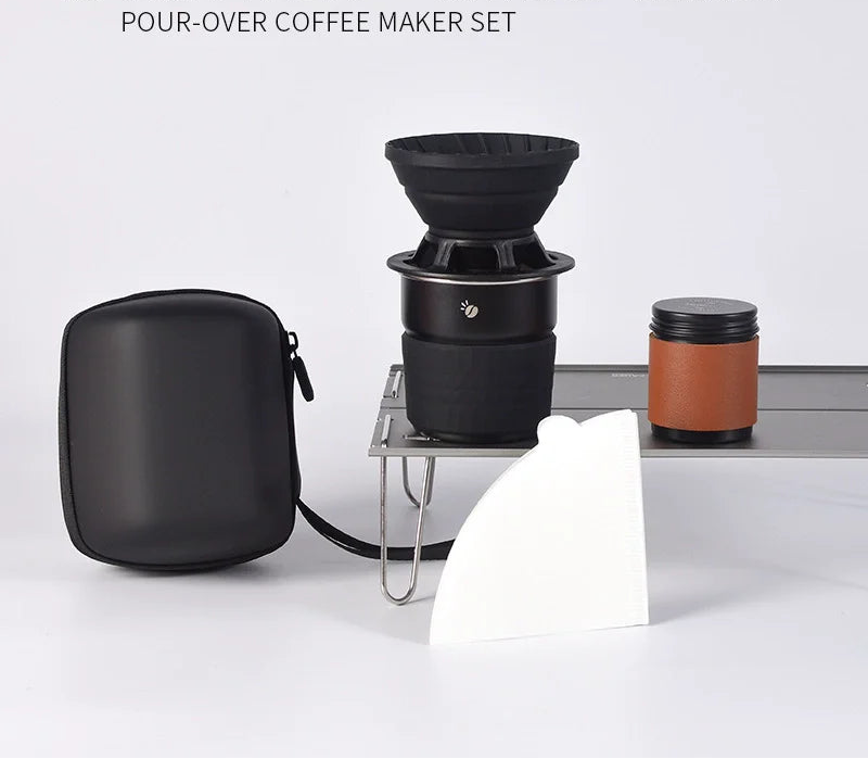 Portable Coffee Brewing Set for Outdoor Adventures
