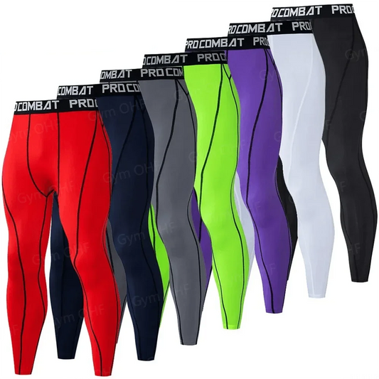 2025 New Mens Compression Pants Tights Cool Dry Leggings Sports Baselayer Running Tights Athletic Workout Active Shorts