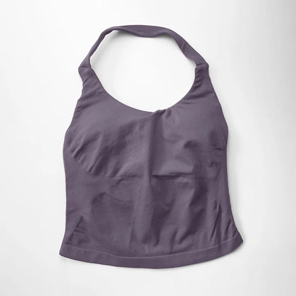 Women's Longline Halter Top - Activewear Essential