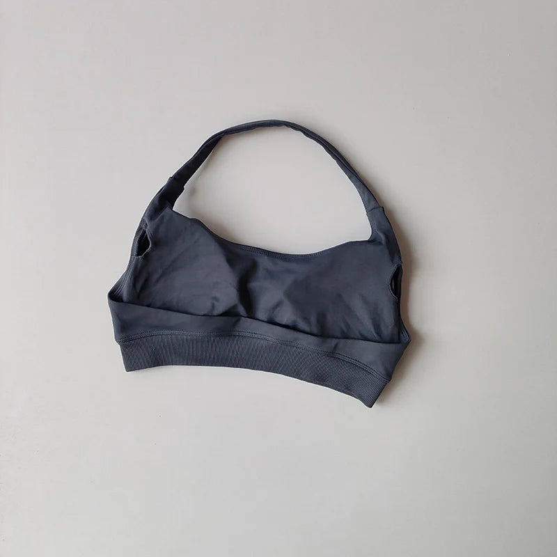 Shockproof Seamless Padded Athletic Sport Bra