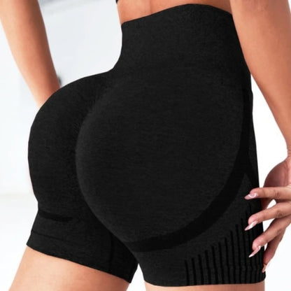High Waist Yoga Shorts for Women - Seamless & Stylish