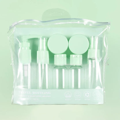 Compact Travel Bottle Set for Skincare & Personal Care