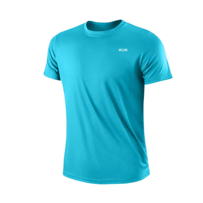 Men's Quick Dry Short Sleeve Gym T-Shirt