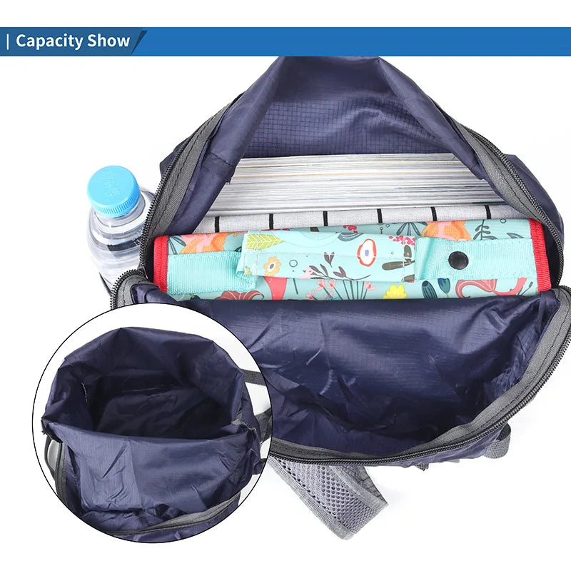 15L Lightweight Packable Backpack Foldable ultralight Outdoor Folding Backpack Travel Daypack Bag Sports Daypack for Men Women