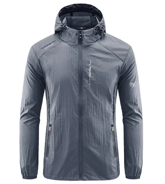 Men's UPF 50+ Quick Dry UV Protection Windbreaker