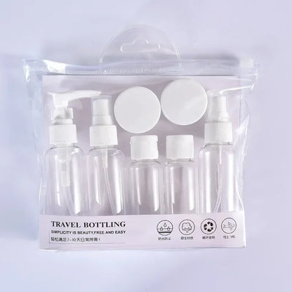 Compact Travel Bottle Set for Skincare & Personal Care