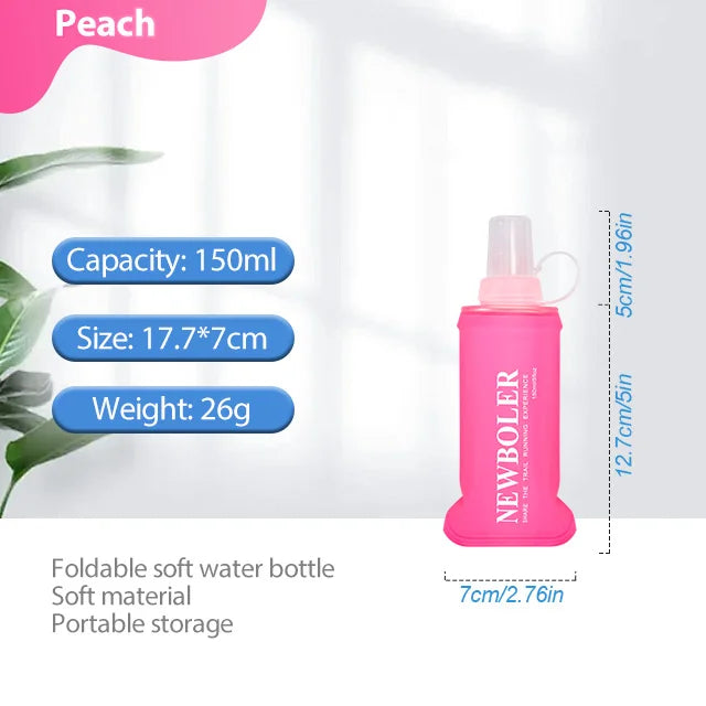 Compact Foldable TPU Sport Bottle - 150ml/250ml/500ml